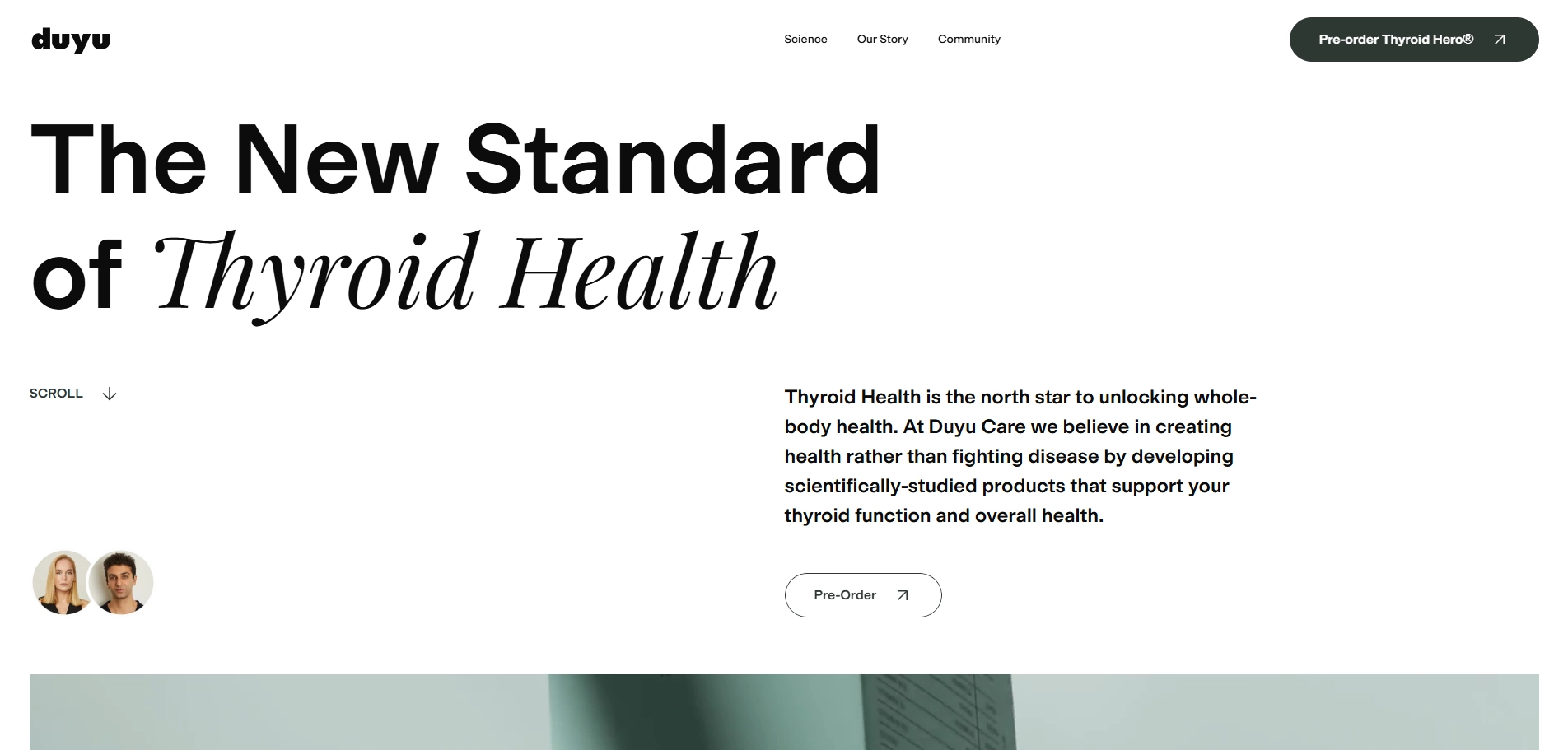 Duyu Care website preview